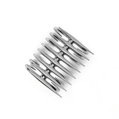 The CALATRAVA Cuff | 14k Solid White Gold