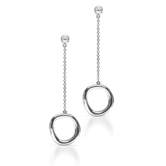 The FLOW Lariat Set | Platinum Sterling