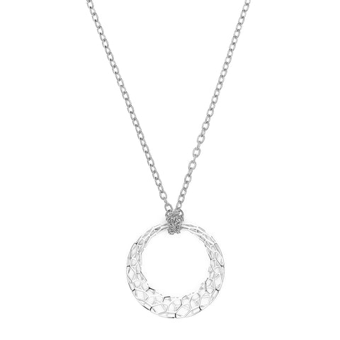 The HALO HIVE Necklace | Loop | Platinum Sterling