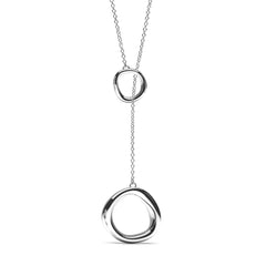 The FLOW Lariat Set | Platinum Sterling
