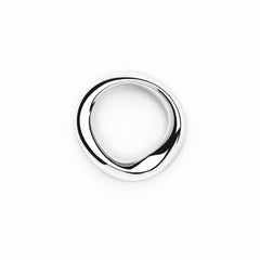 The FLOW Ring | 14k Solid White Gold