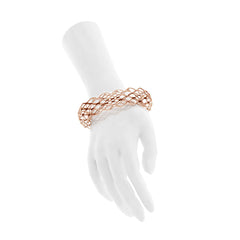 The GRID Bangle | Double Slim | 14k Rose Gold Sterling
