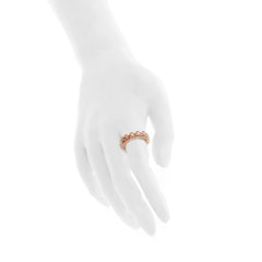 The GRID Ring | Double Slim | 14k Rose Gold Sterling