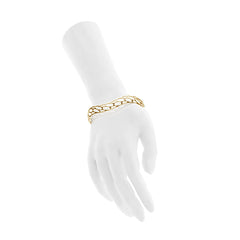 The HIVE Bangle | Slim Wave | 14k Gold Sterling