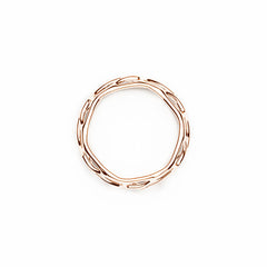 The HIVE Ring | Slim | 14k Rose Gold Sterling