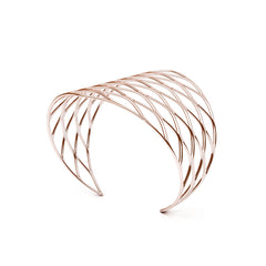 The GRID Cuff | VOGUE | 14k Rose Gold Sterling