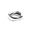 The FLOW Ring | 14k Solid White Gold
