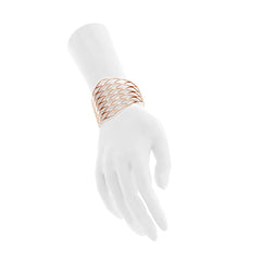 The GRID Cuff | VOGUE | 14k Rose Gold Sterling