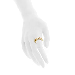 The GRID Ring | Double Slim | 14k Gold Sterling 