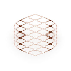 The GRID Cuff | VOGUE | 14k Rose Gold Sterling