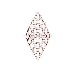 The GRID Ring | VOGUE | 14k Rose Gold Sterling