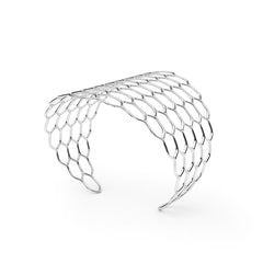 The HIVE Cuff | VOGUE | Platinum Sterling