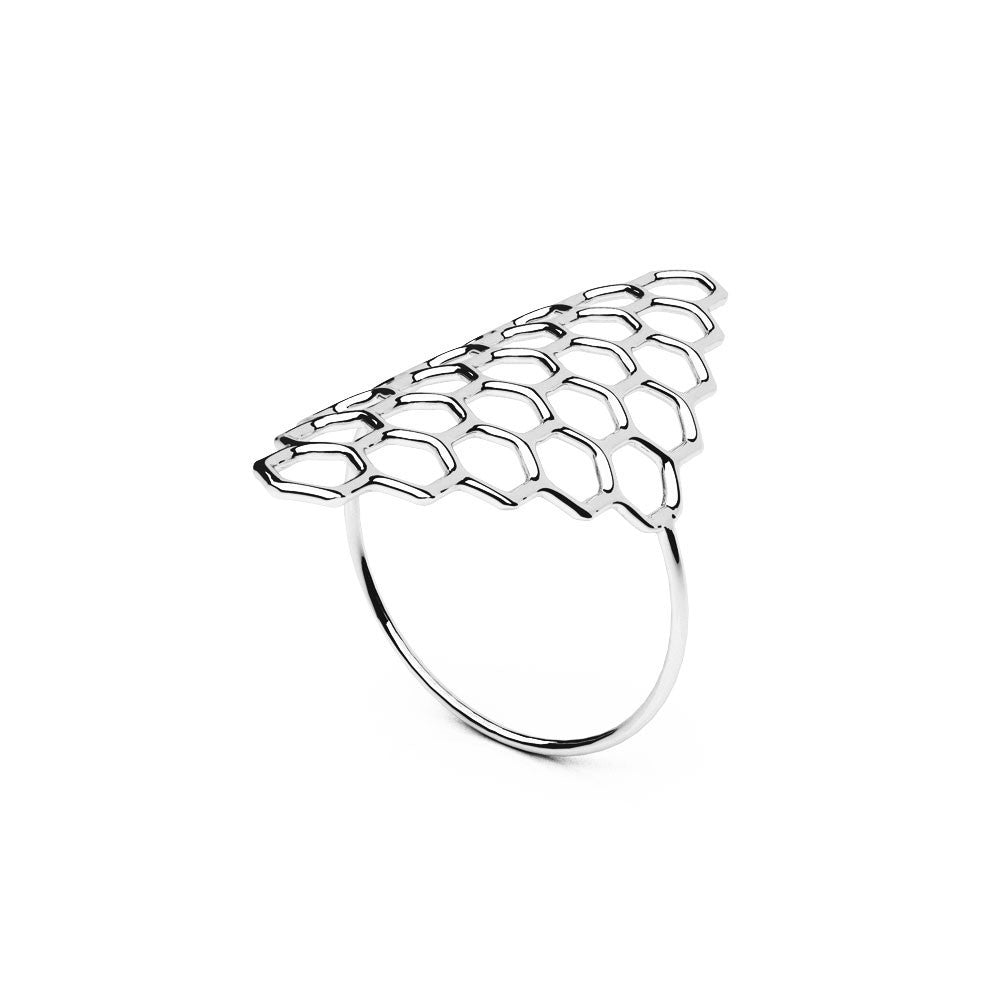The HIVE Ring | VOGUE | Platinum Sterling