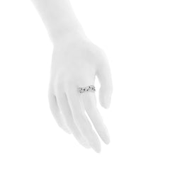 The HIVE Ring | Wave | Platinum Sterling