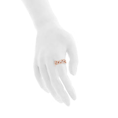 The HIVE Ring | Wave | 14k Rose Gold Sterling