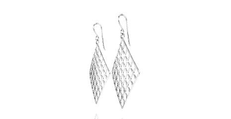 DIAMOND HOOK EARRINGS 